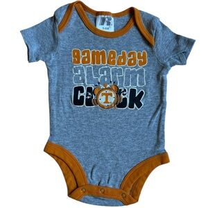 NCAA Tennessee Volunteers Gameday Alarm Clock design Bodysuit size 3-6M